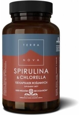 TERRANOVA Spirulina & Chlorella 100 kapsułek