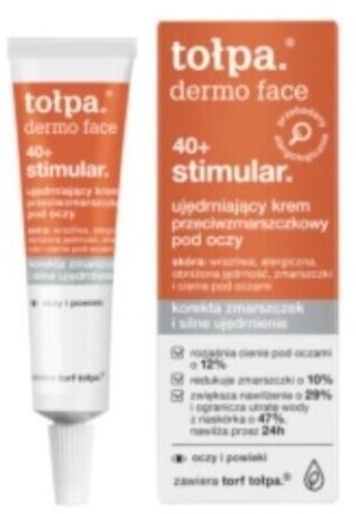 TOŁPA DERMO STIMULAR 40+ Ujędrniający krem przeciwzmarszczkowy pod oczy 10 ml