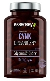 TREC ESSENSEY Cynk organiczny 120 kapsułek