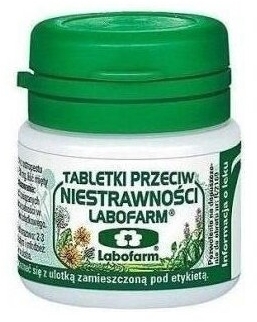 Tabletki przeciw niestrawności Labofarm 20 tabletek