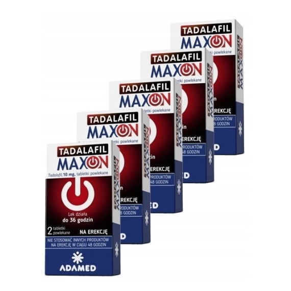 Tadalafil Maxon 0,01 g 2 tabletki Wielopak x5