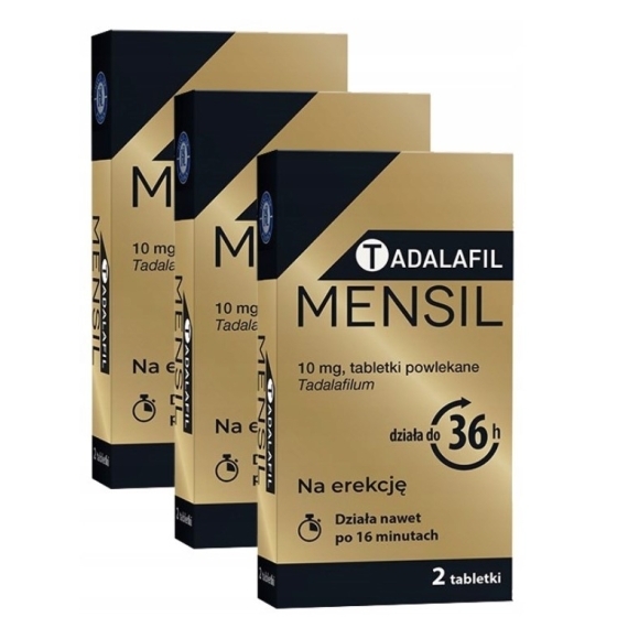 Tadalafil Mensil 10 mg 2 tabletki Wielopak x3