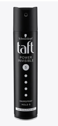 Taft Lakier 5 Power Ivnvisible czarny 250 ml