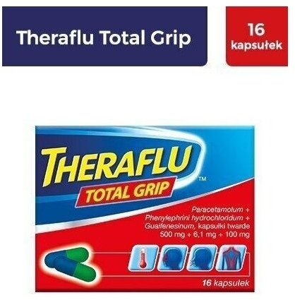 Theraflu Total Grip 16 kapsułek