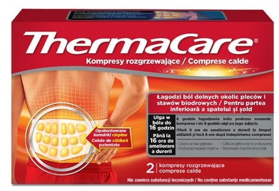 ThermaCare Kompresy rozgrzewające na plecy i biodra 2 sztuki