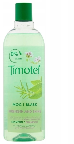 Timotei Szampon wzmacniający do włosów Moc i Blask 400ml