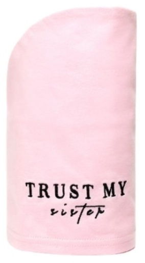 Trust My Sister Bawełniany ręcznik do włosów 1 sztuka