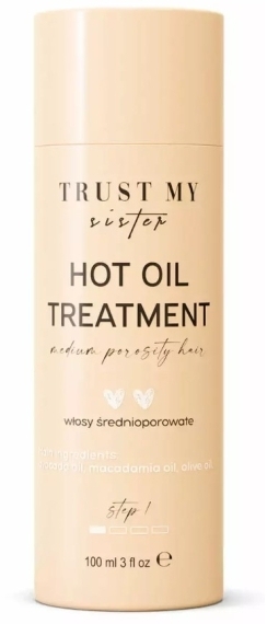 Trust My Sister Olej do włosów średnioporowatych 100ml
