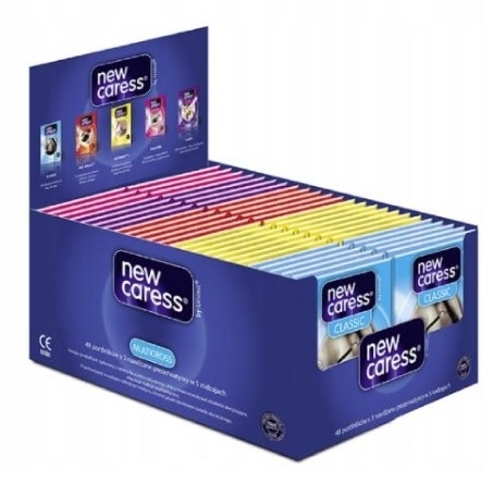 UNIMIL NEW CARESS Multigross 48 x 3 prezerwatywy