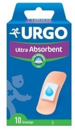 URGO Ultra Absorbent plastry 10 sztuk