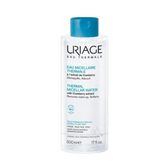 URIAGE EAU THERMALE Termalna Woda Micelarna do skóry normalnej i suchej z ekstraktem z Żurawiny 500 ml