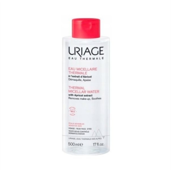 URIAGE EAU THERMALE Termalna Woda Micelarna do skóry wrażliwej z ekstraktem z Moreli 500 ml