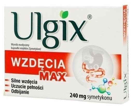 Ulgix Wzdęcia Max 15 kapsułek