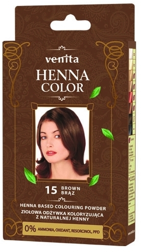 VENITA HENNA COLOR Odżywka ziołowa koloryzująca 15 Bronze 25 g