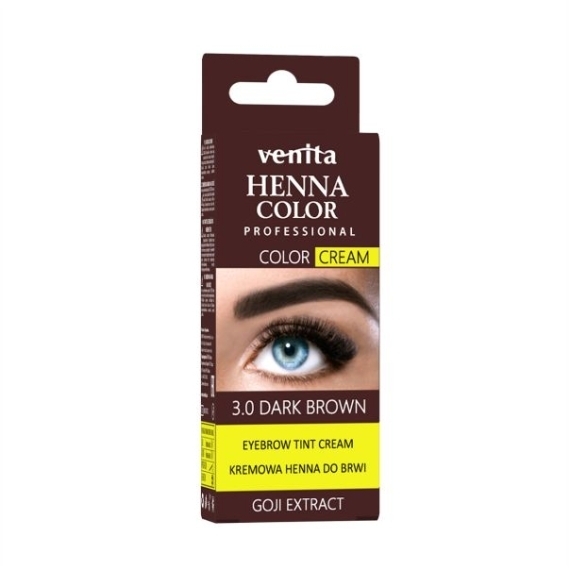 VENITA Kremowa Henna do brwi 4.0 Brąz Lifting 15 g