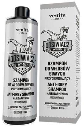 VENITA MEN Szampon do włosów siwych przyciemniający - średnie tony 200 ml