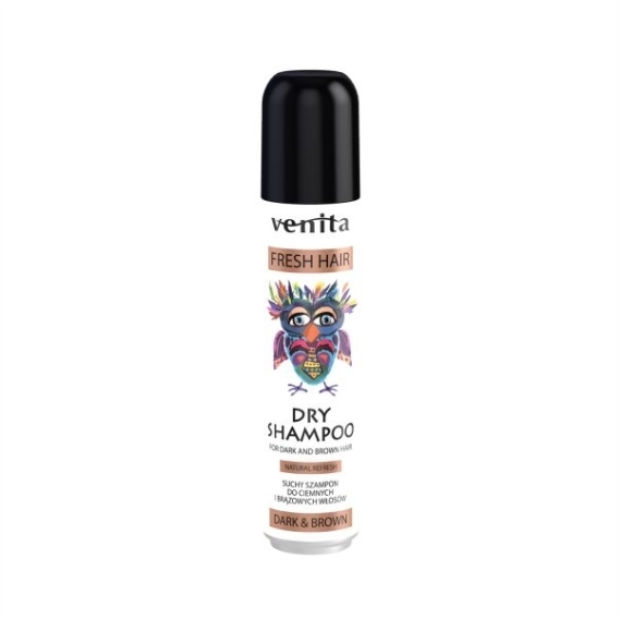 VENITA SALON Suchy szampon brown & dark 75 ml