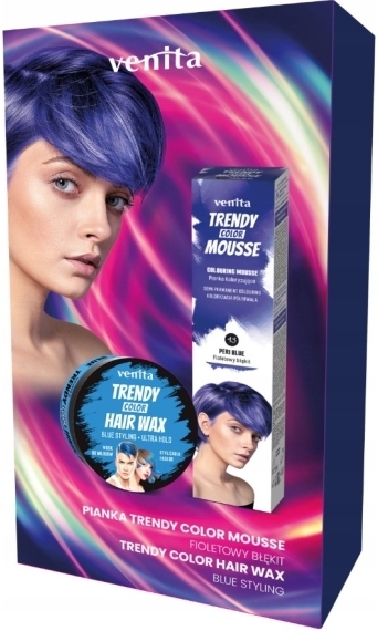 VENITA Zestaw Pianka TR43+Wosk blue