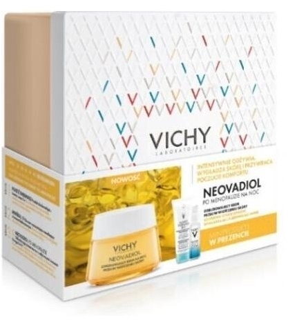 VICHY NEOVADIOL po menopauzie na noc 3 elemnty zestaw świąteczny 2021