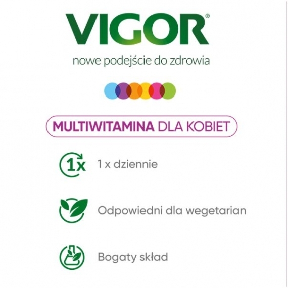 VIGOR ONA 50+ suplement multiwitamina 60 tabletek