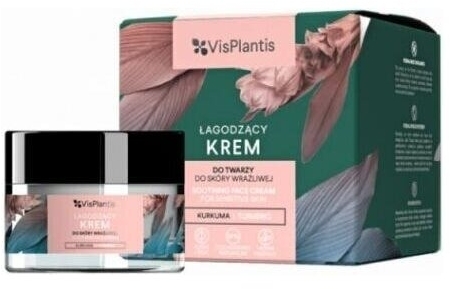 VIS PLANTIS Łagodzący Krem do twarzy kurkuma 50ml