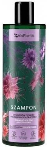 VIS PLANTIS Szampon do włosów cienkich i pozbawionych objętości czarnuszka 400ml