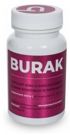 VISANTO Burak liofilizat z soku buraka kiszonego 60 kapsułek