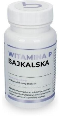 VISANTO Witamina P Bajkalska 60 kapsułek wegańskich