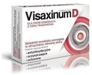VISAXINUM D dla dorosłych CERA TRĄDZIKOWA 30 tabletek