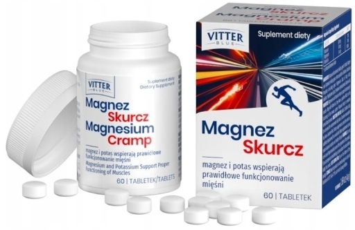 VITTER BLUE Magnez Skurcz 60 tabletek