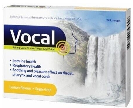 VOCAL Cytryna 24 pastylek do ssania