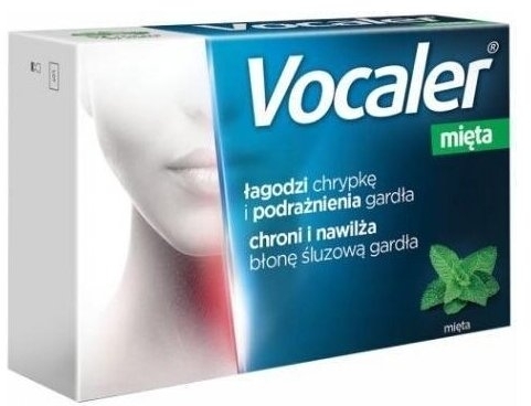 VOCALER mięta 12 pastylek