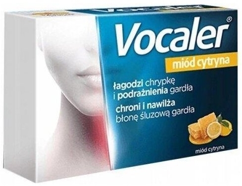 VOCALER miód cytryna 24 pastylki