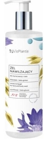 VP Żel nawilżający do mycia twarzy i ciała - bławatek + beta - glukan 400 ml