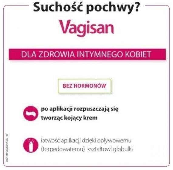 Vagisan Cremolum globulki nawilżające 16 szuk