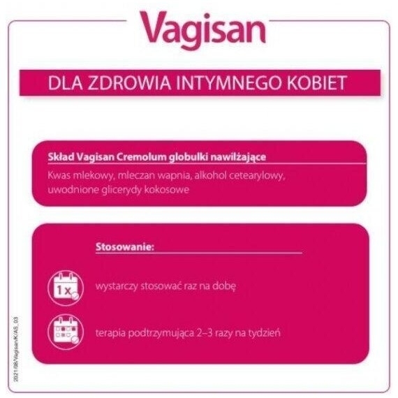 Vagisan Cremolum globulki nawilżające 16 szuk