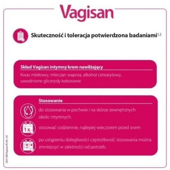 Vagisan Intymny Krem nawilżający 25 g