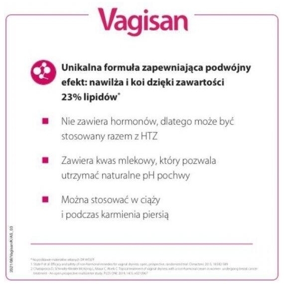 Vagisan Intymny Krem nawilżający 25 g