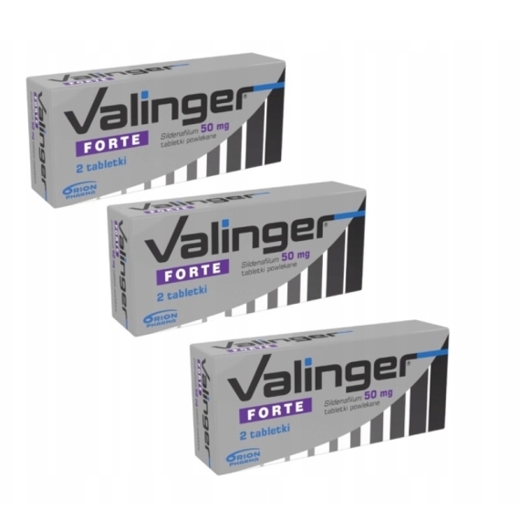 Valinger Forte 50 mg 2 tabletek Wielopak x3