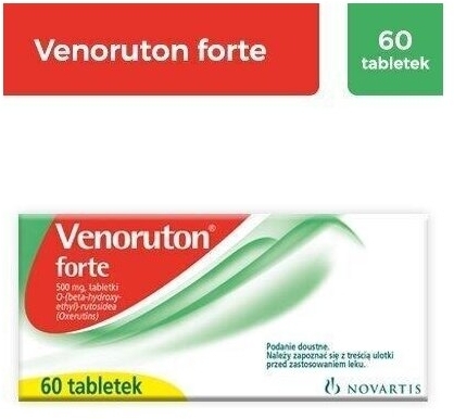 Venoruton forte 500mg 60 tabletek