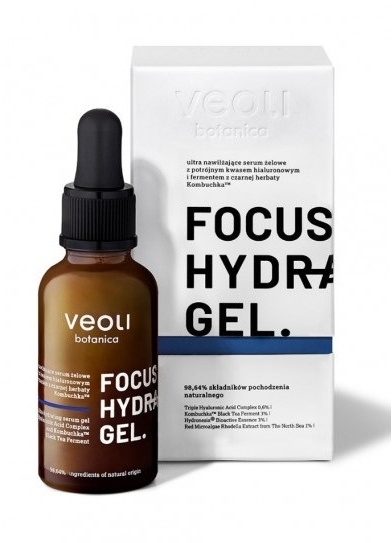 Veoli Botanica FOCUS HYDRATION GEL Ultra nawilżające serum żelowe z potrójnym kwasem hialuronowym 30ml