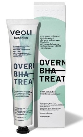 Veoli Botanica OVERNIGHT BHA TREATMENT Krem na noc redukujący niedoskonałości 50 ml