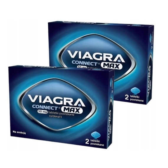 Viagra Connect Max 50mg lek na zaburzenia erekcji 2 tabletki Wielopak x2