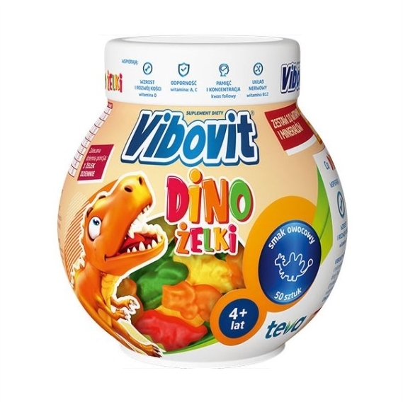 Vibovit Dino żelki 50 sztuk