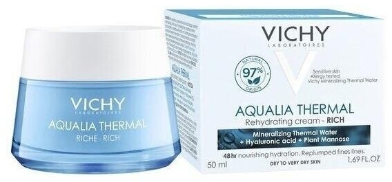 Vichy Aqualia Thermal Krem nawilżający bogaty skład 50 ml
