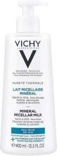 Vichy Purete Thermale Mleczko do demakijażu do skóry suchej 400 ml