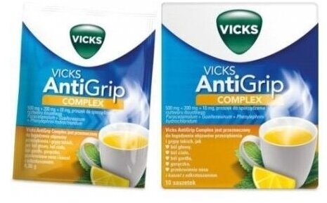 Vicks AntiGrip Complex Cytrynowy 10 saszetek
