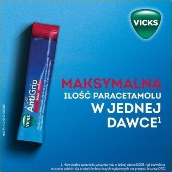 Vicks Antigrip Max 10 saszetek