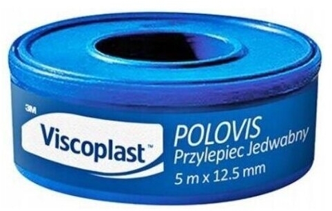 Vicsoplast POLOVIS Przylepiec jedwabny 5 m x 12,5 mm