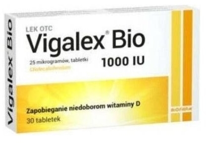 Vigalex Bio 1 000 I.U. 30 tabletek